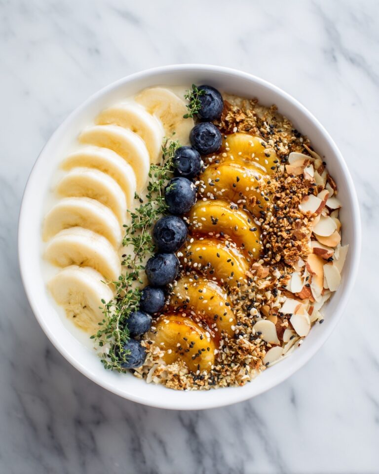 Caramelized Banana Split Overnight Oats Recipe