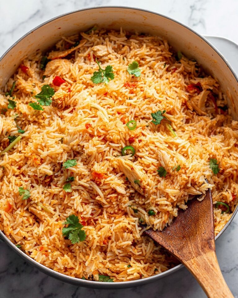 One-Pot Queso Chicken and Rice Recipe