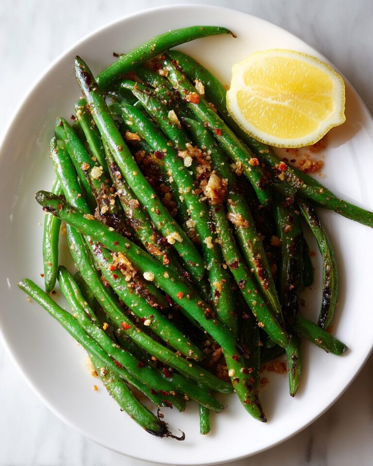Roasted Parmesan Green Beans Recipe