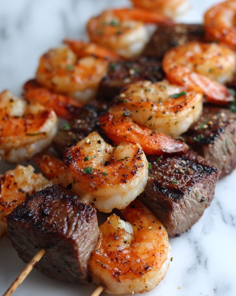 Steak and Shrimp Kabobs Recipe