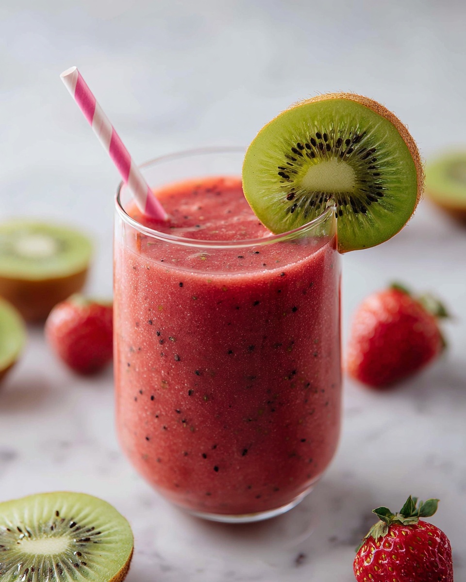 Kiwi Strawberry Smoothie Recipe - Recipe Image