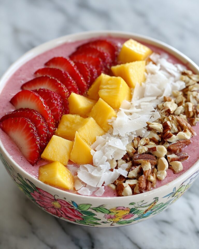 Strawberry Smoothie Bowl Recipe