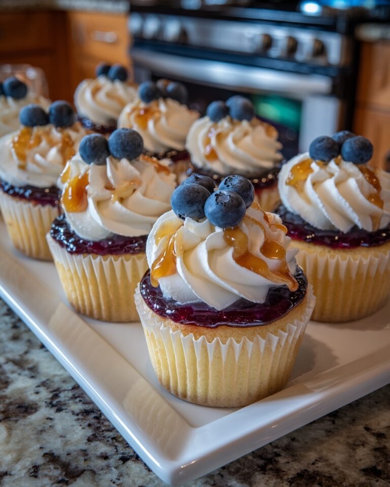 Blueberry Pancake Cupcakes Recipe