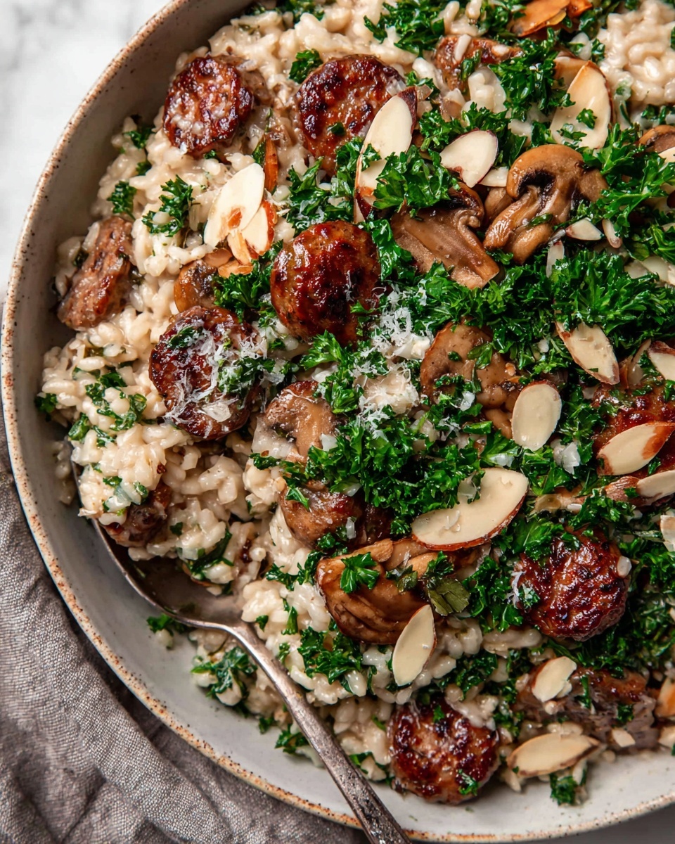 Creamy Italian Sausage and Rice Casserole Recipe - Recipe Image