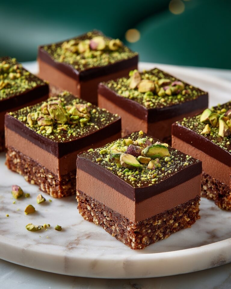 Pistachio Kunafa Brownie Recipe