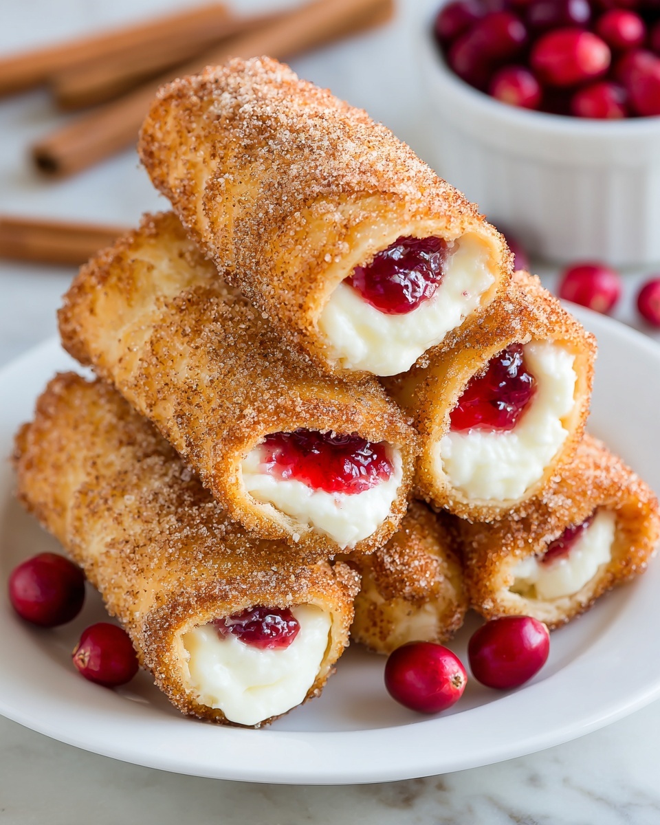 Cherry Cheesecake Egg Rolls Recipe - Recipe Image