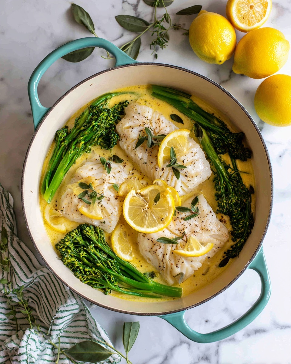 Baked Cod with Lemon Garlic Butter Recipe - Recipe Image
