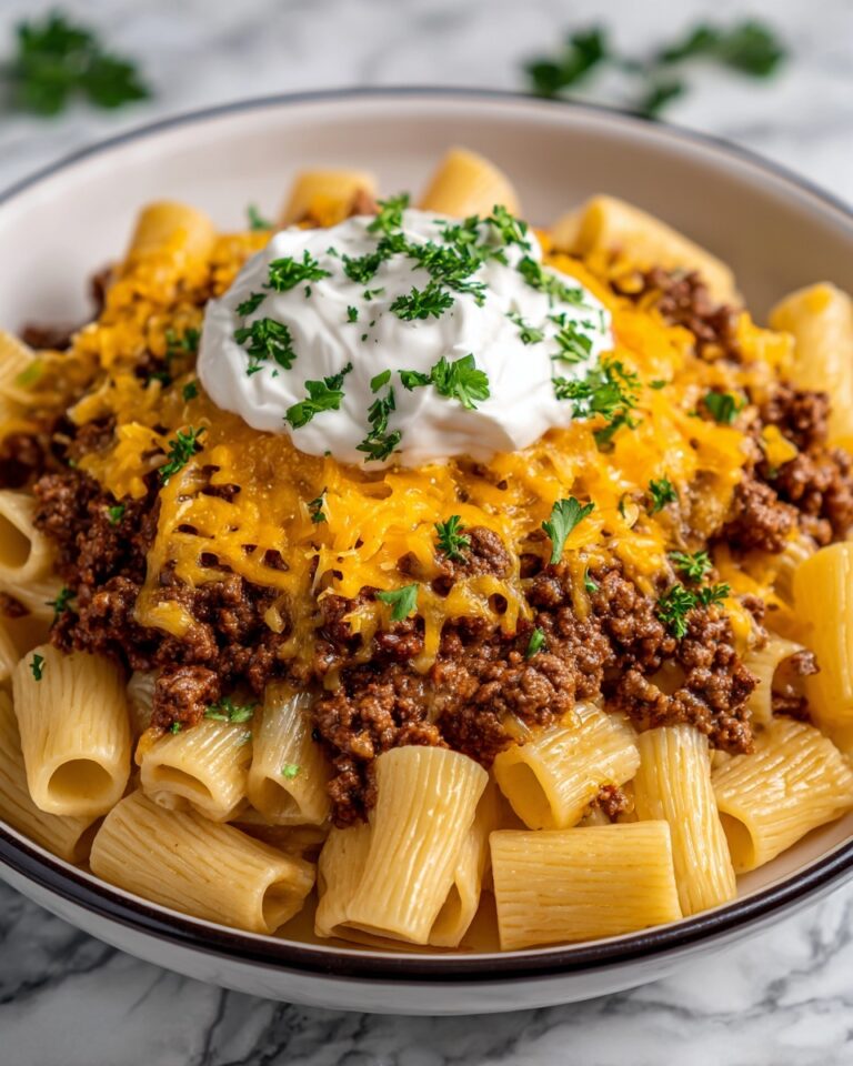 One-Pot Cheesy Taco Pasta Recipe