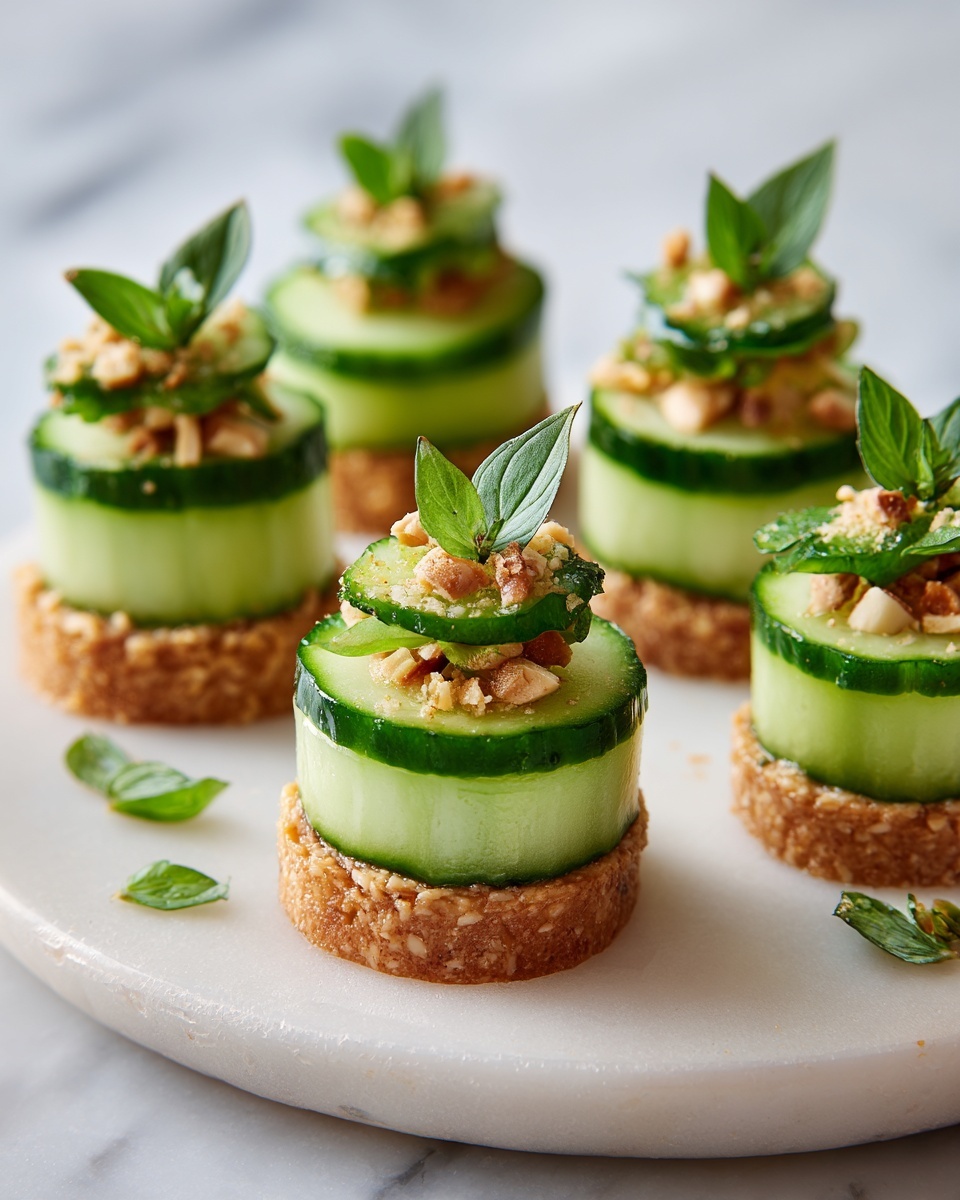 Tuna Cucumber Bites Recipe - Recipe Image