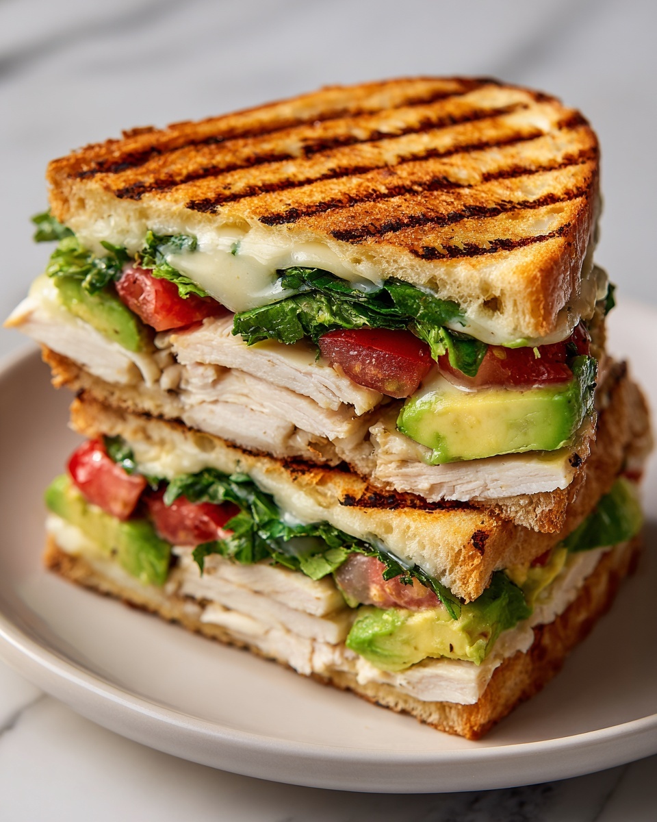 Chicken and Avocado Panini Recipe - Recipe Image