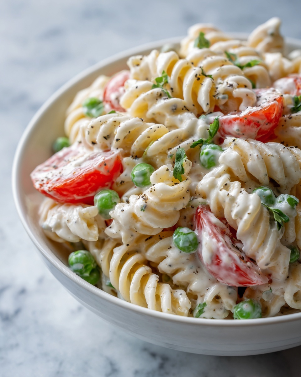 Creamy Pasta Salad Recipe - Recipe Image