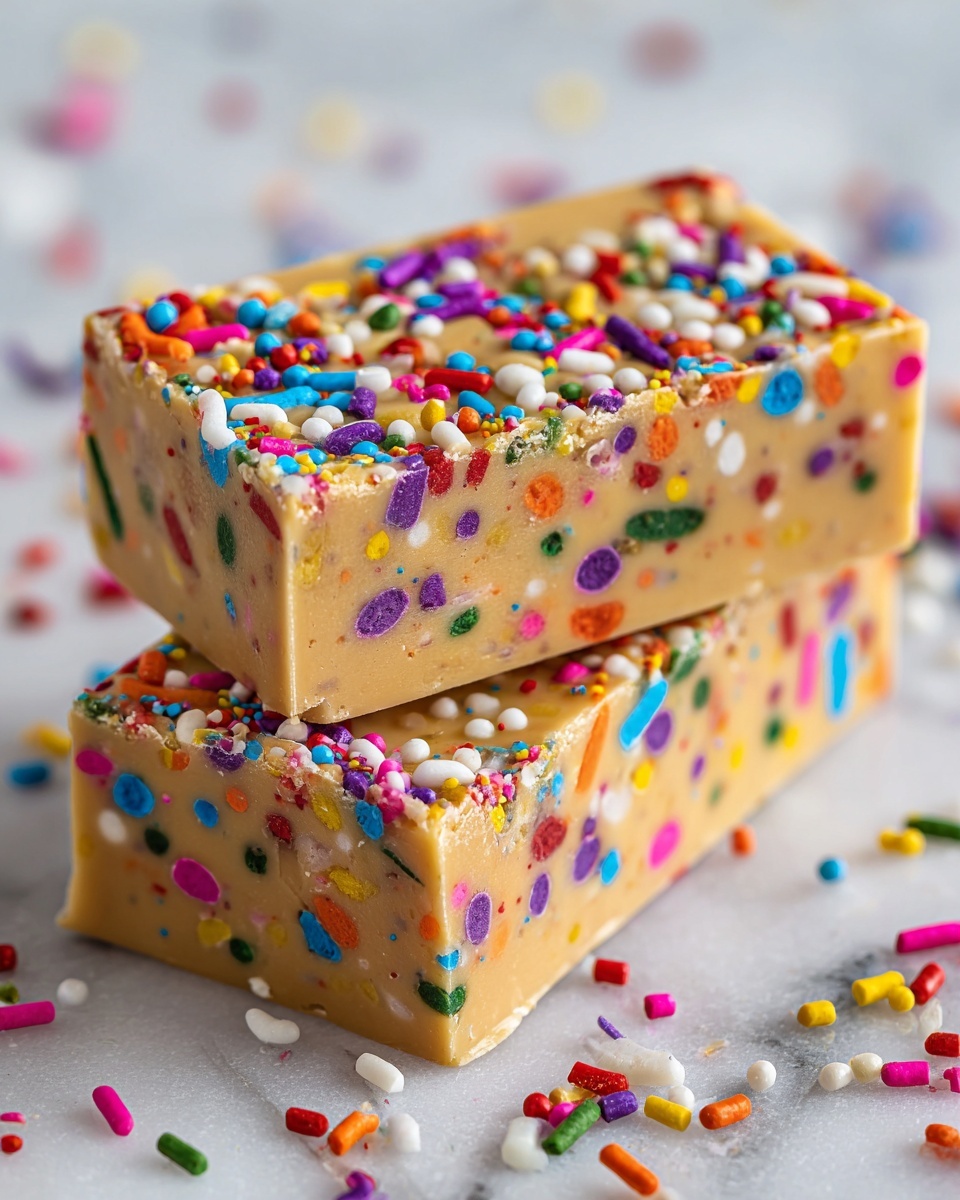 Birthday Cake Protein Bars Recipe - Recipe Image