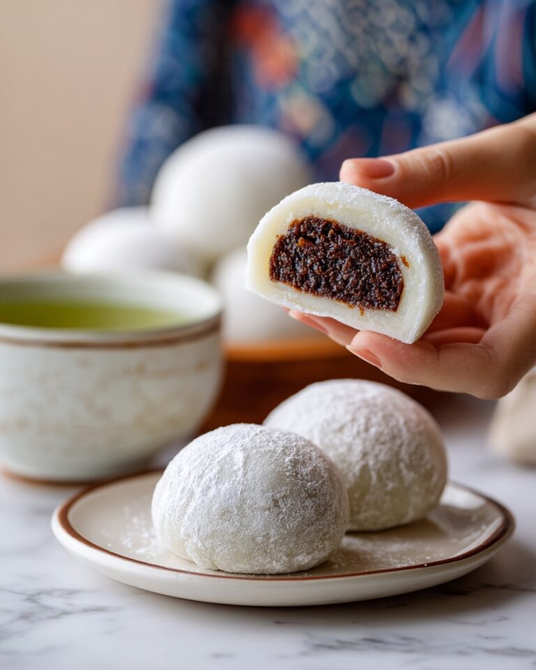 Easy Homemade Mochi with Fillings Recipe