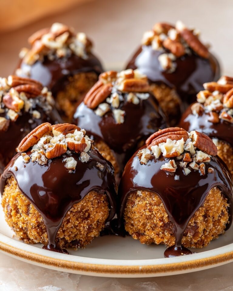 Christmas Chocolate Pecan Pie Balls Recipe