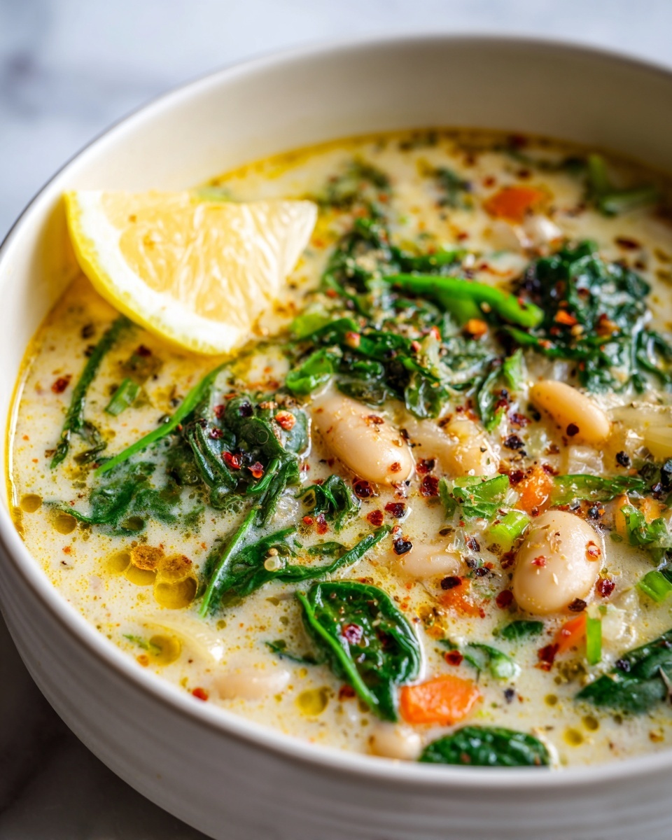 Nourishing White Bean and Lemon Soup Recipe - Recipe Image