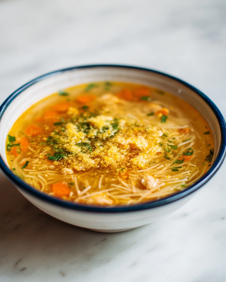 Lemon Chicken Orzo Soup Recipe - Recipe Image