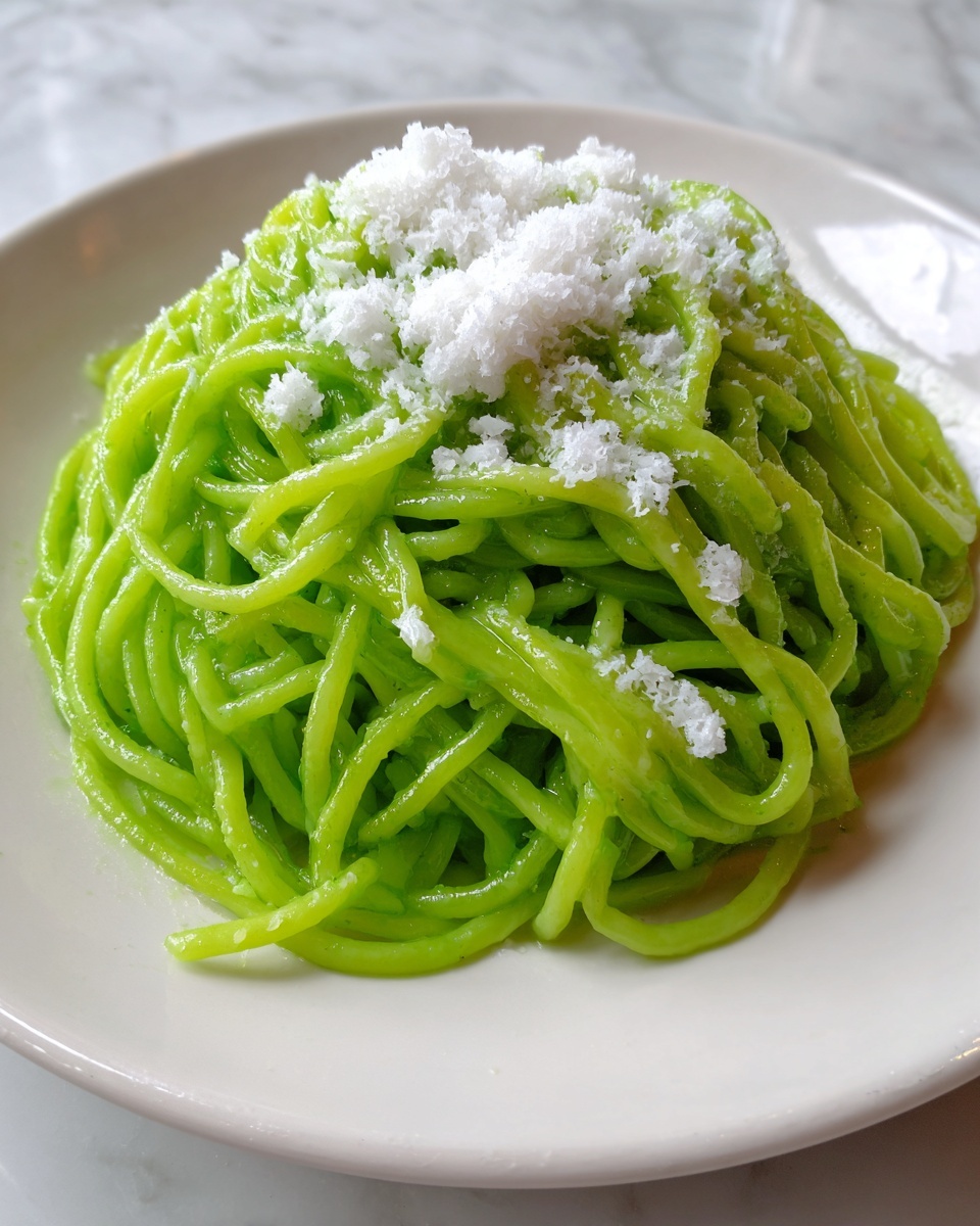 Mexican Green Spaghetti Recipe - Recipe Image