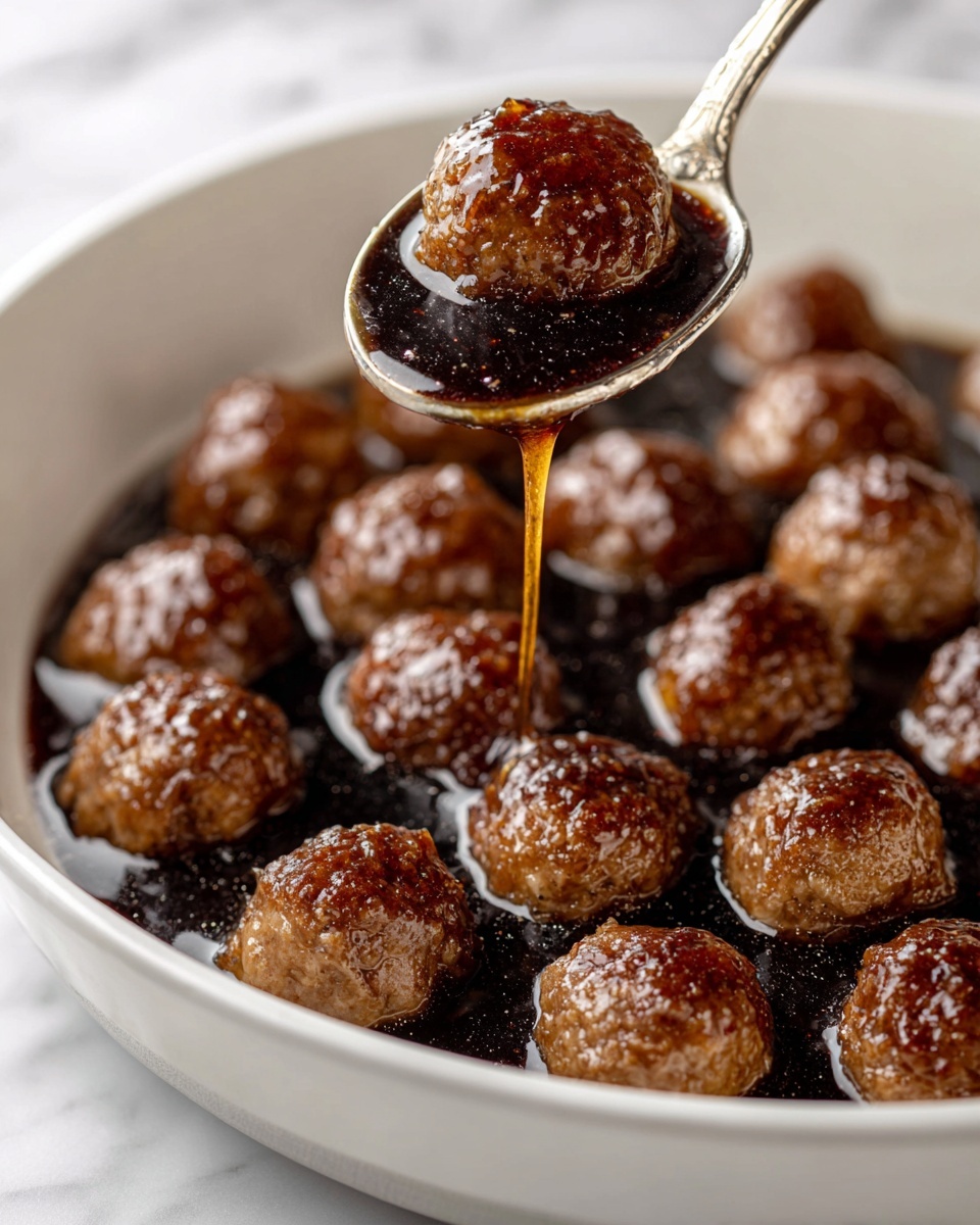 Honey Garlic Meatballs Recipe - Recipe Image
