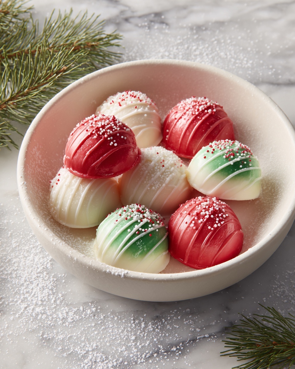 Christmas Cream Cheese Mints Recipe - Recipe Image
