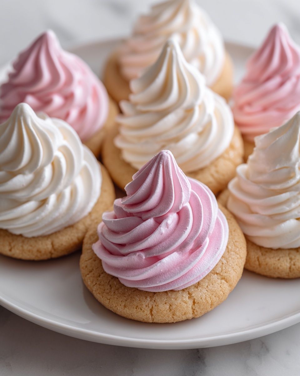 Pastel Meringue Cookies Recipe - Recipe Image