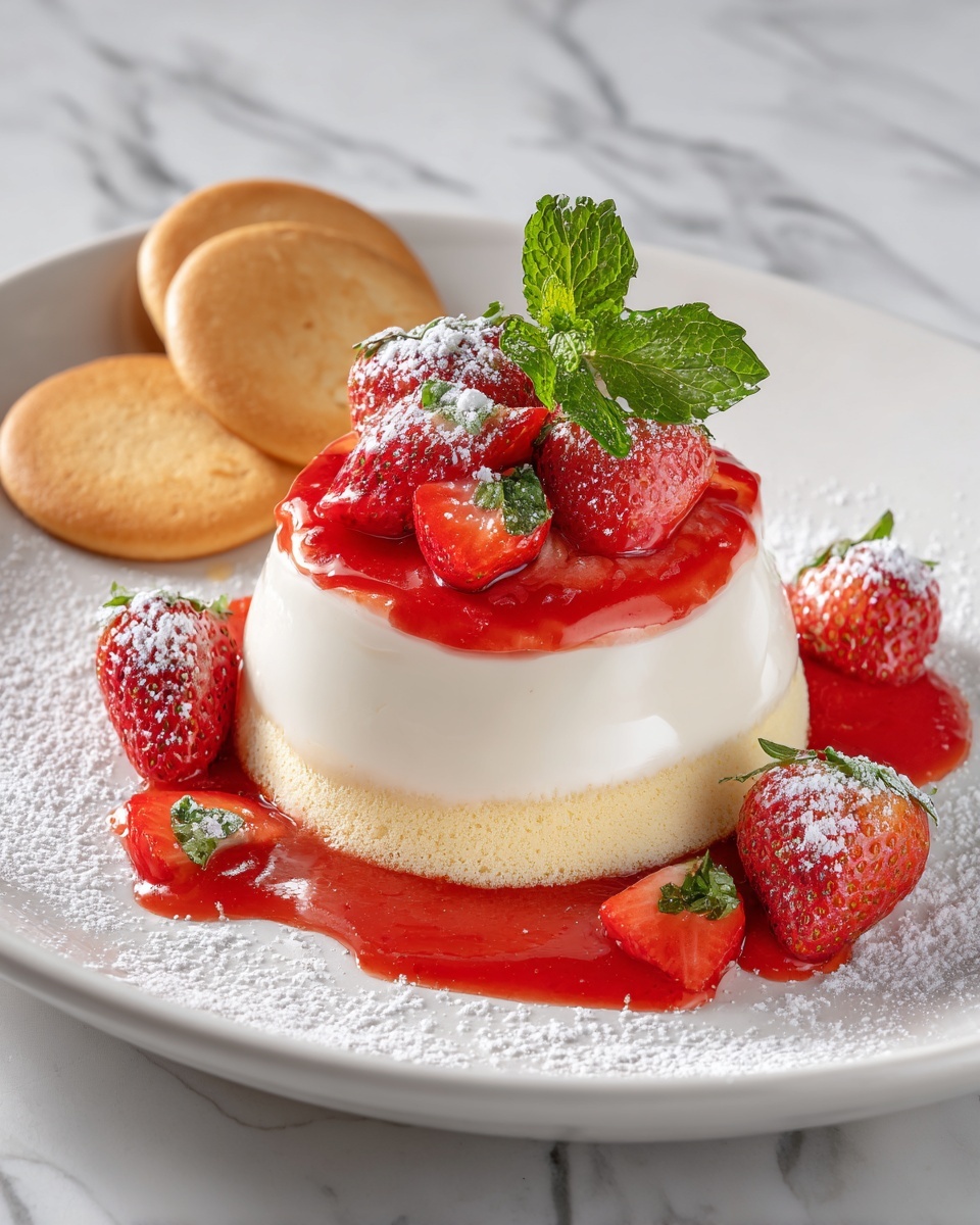 Strawberry Pudding Recipe - Recipe Image