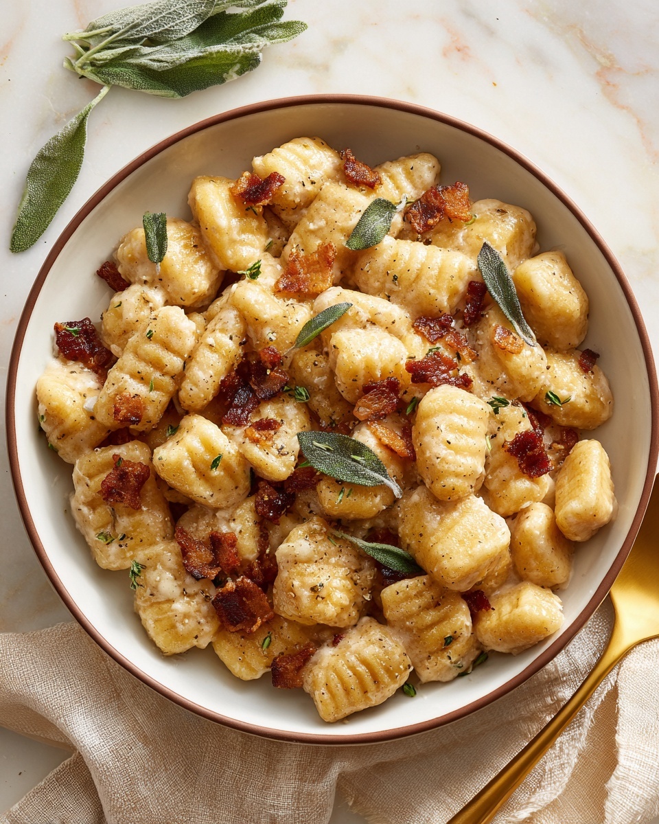 Gnocchi with Creamy Pumpkin Sauce Recipe - Recipe Image