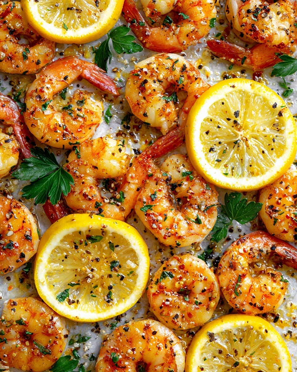 Baked Butter Lemon Shrimp Recipe - Recipe Image