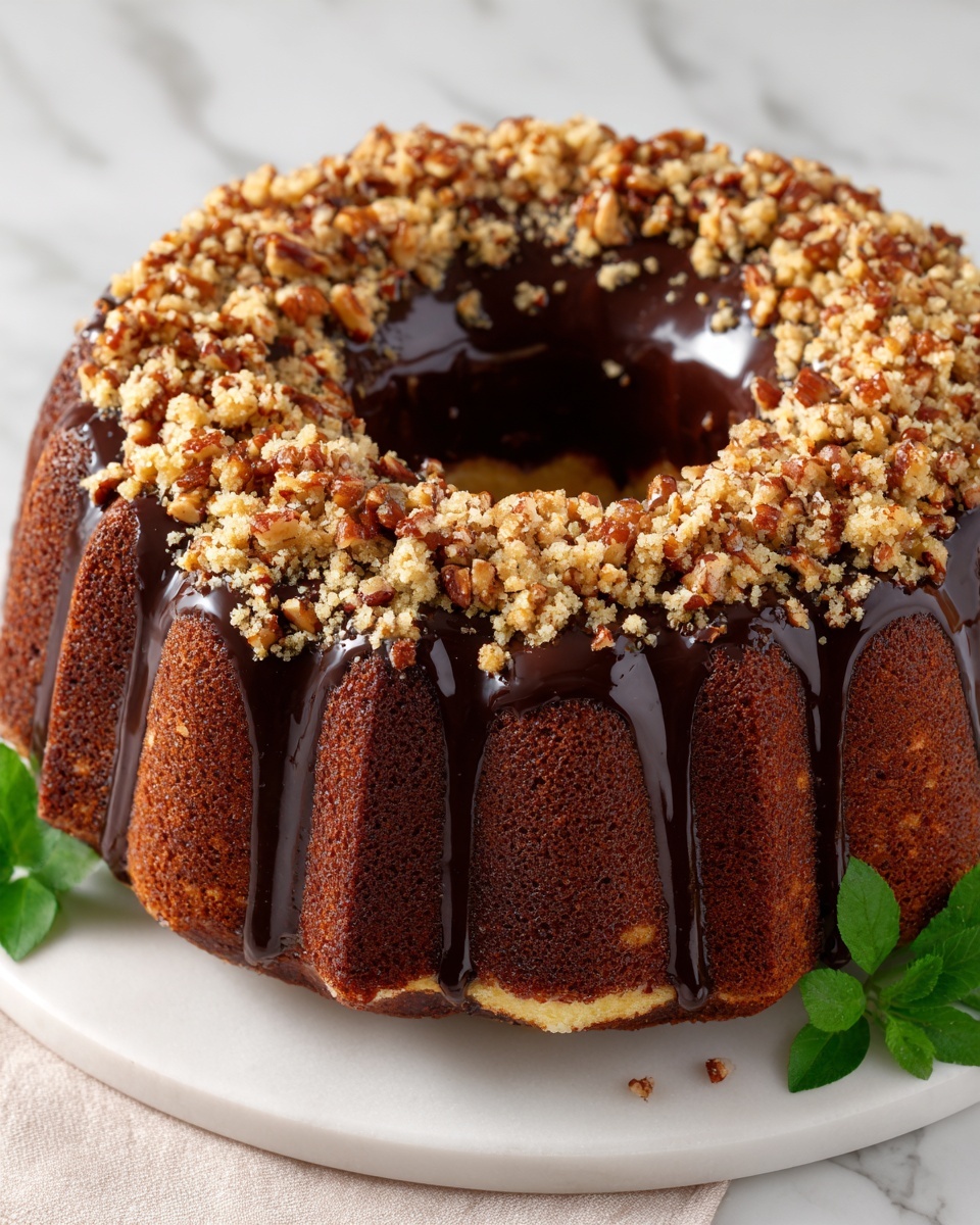 Easy Butterfinger Bundt Cake Recipe - Recipe Image