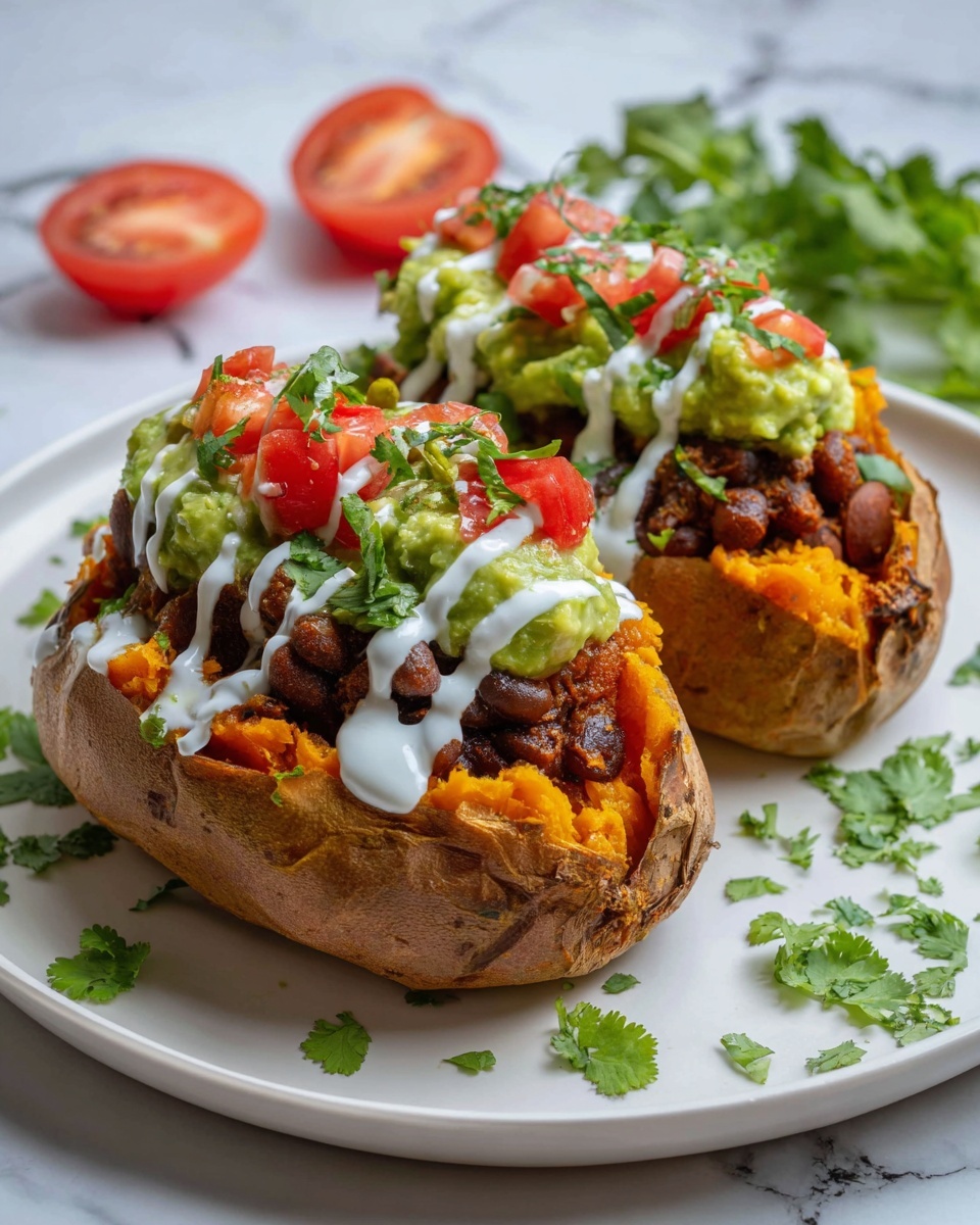 Taco Stuffed Sweet Potatoes Recipe - Recipe Image