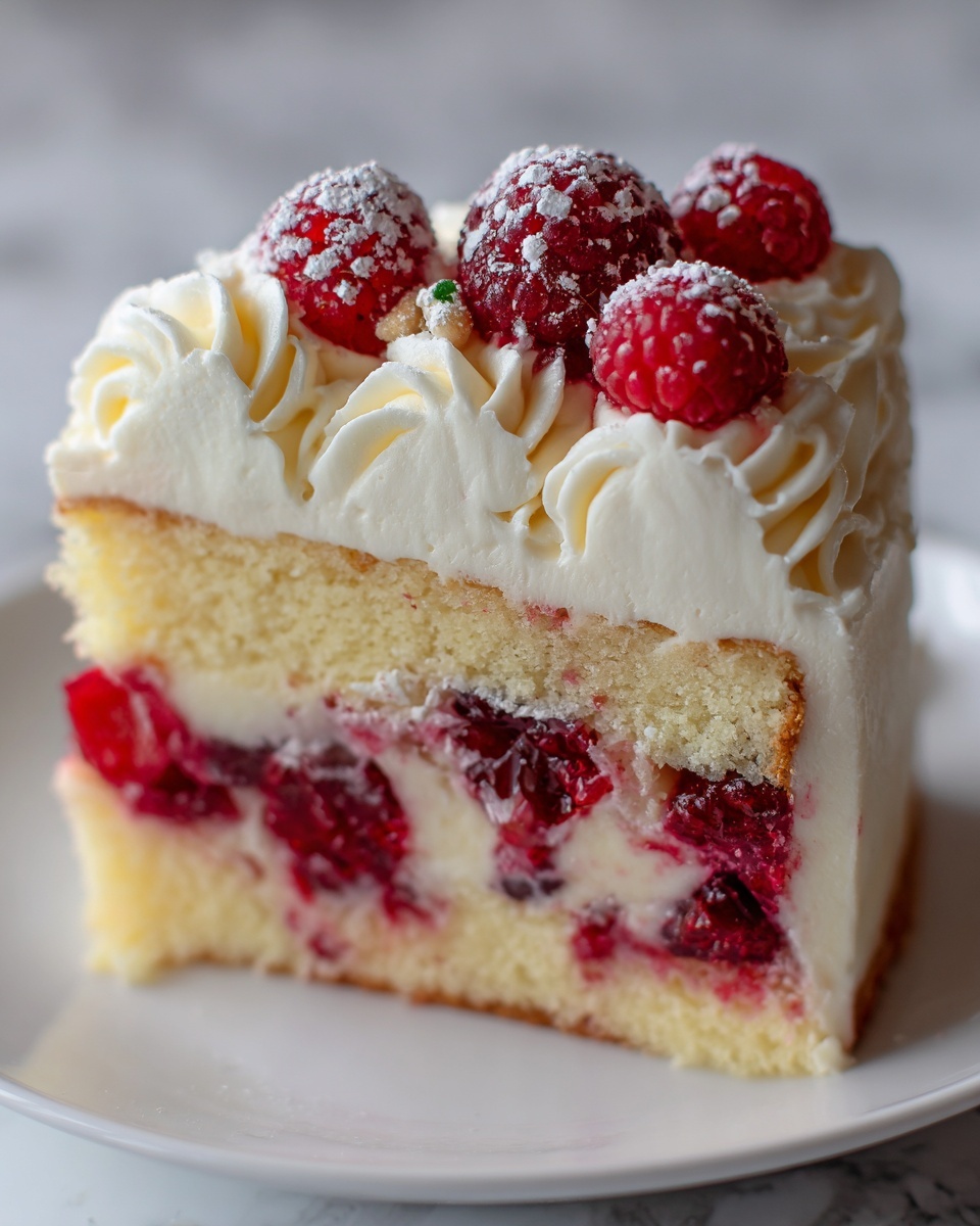 Raspberry Lemon Bliss Cake Recipe - Recipe Image