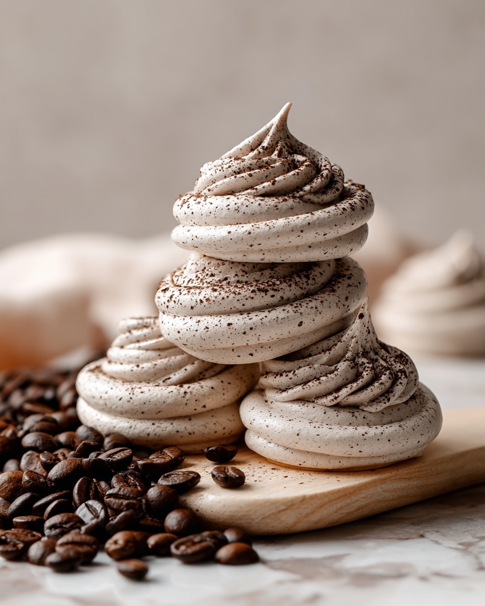 Espresso Meringue Cookies Recipe - Recipe Image