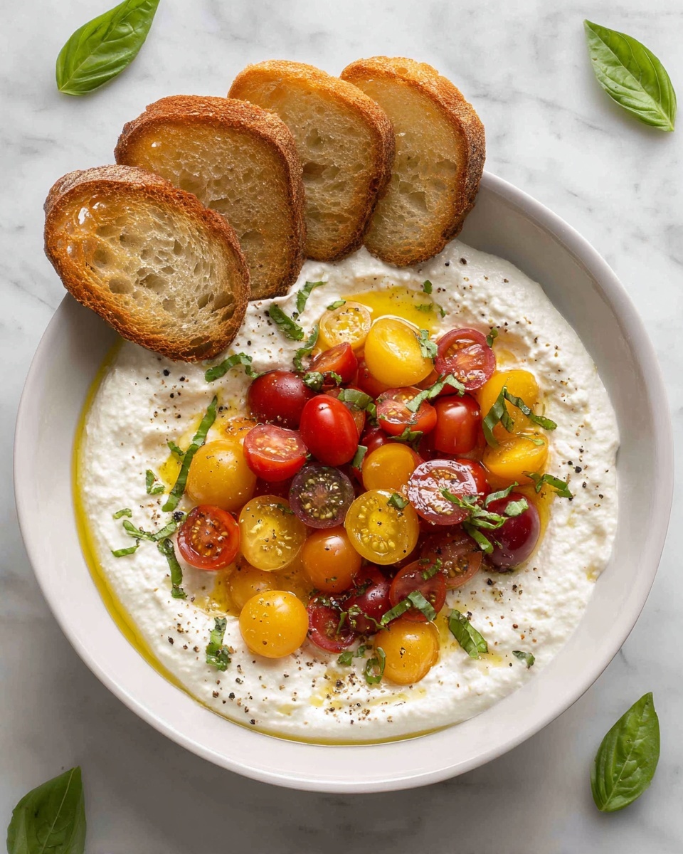Whipped Feta Bruschetta Dip Recipe - Recipe Image