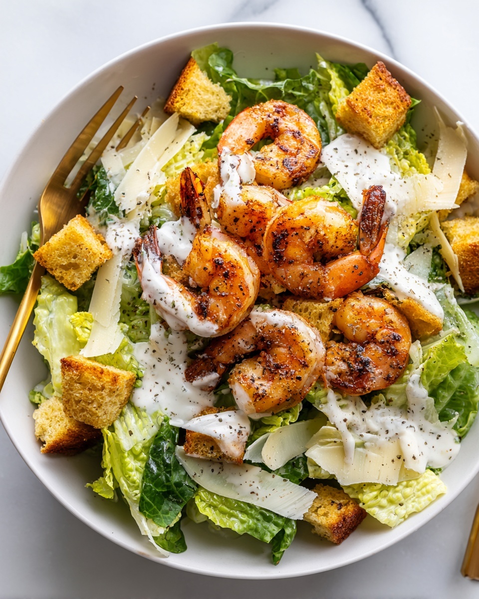 Shrimp Caesar Salad Recipe - Recipe Image