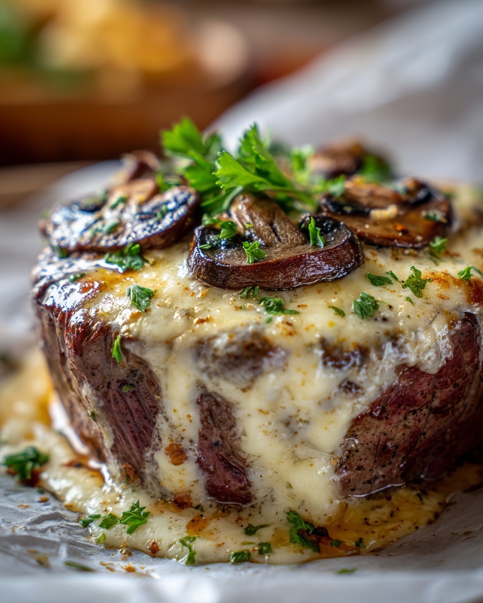 Mushroom and Swiss Cheese Meatloaf Recipe - Recipe Image