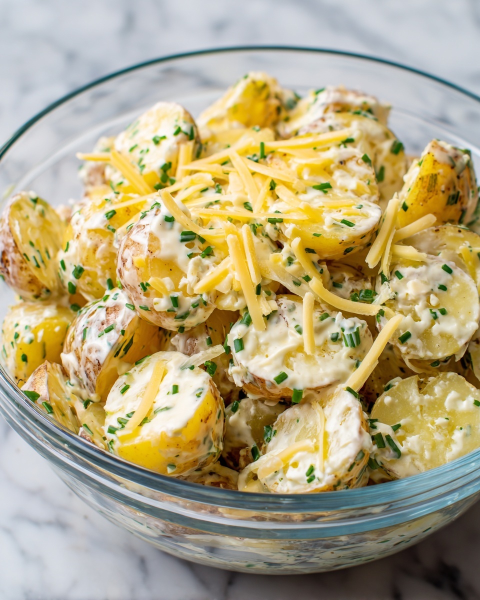 Lemony Chive Potato Salad with Parmesan Recipe - Recipe Image