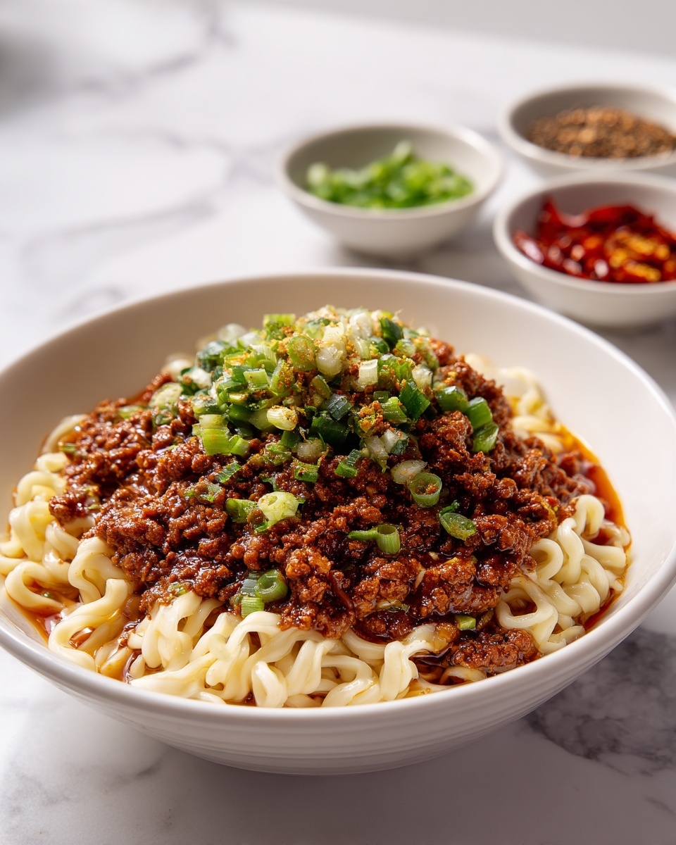 Mongolian Ground Beef and Noodles Recipe - Recipe Image