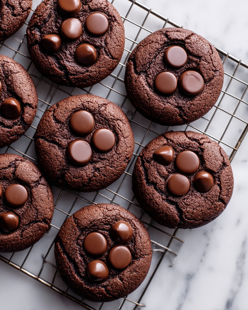 Fudgy Chocolate Brownie Cookies Recipe - Recipe Image