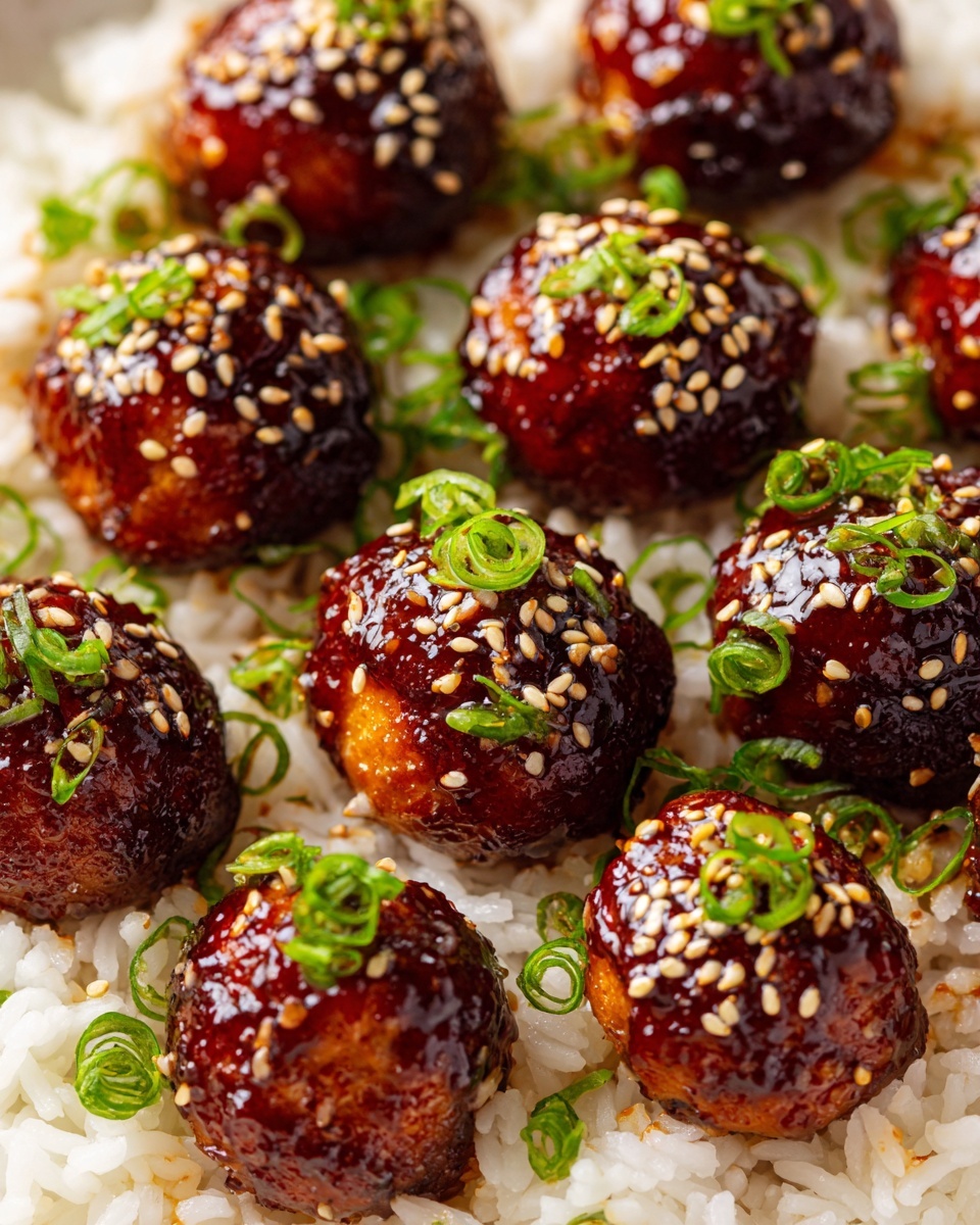 Teriyaki Turkey Meatballs Recipe - Recipe Image
