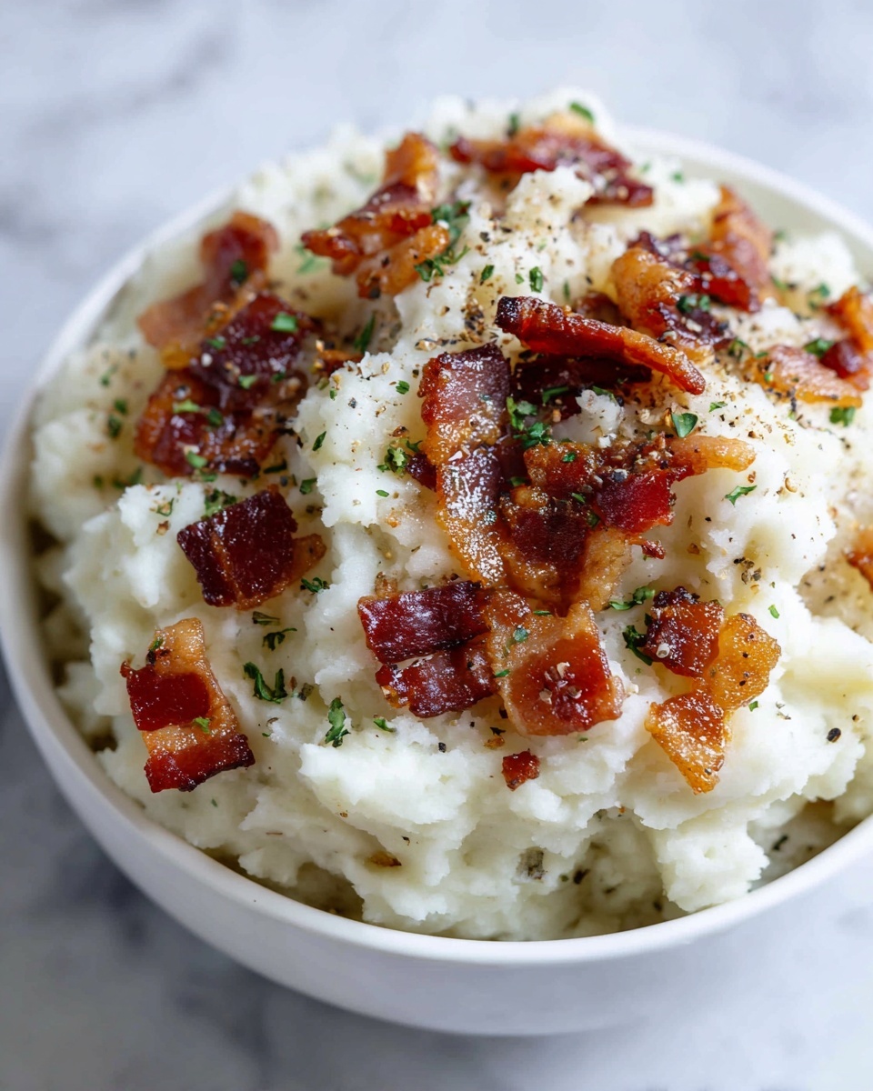 Steakhouse-Style Garlic Mashed Potatoes Recipe - Recipe Image