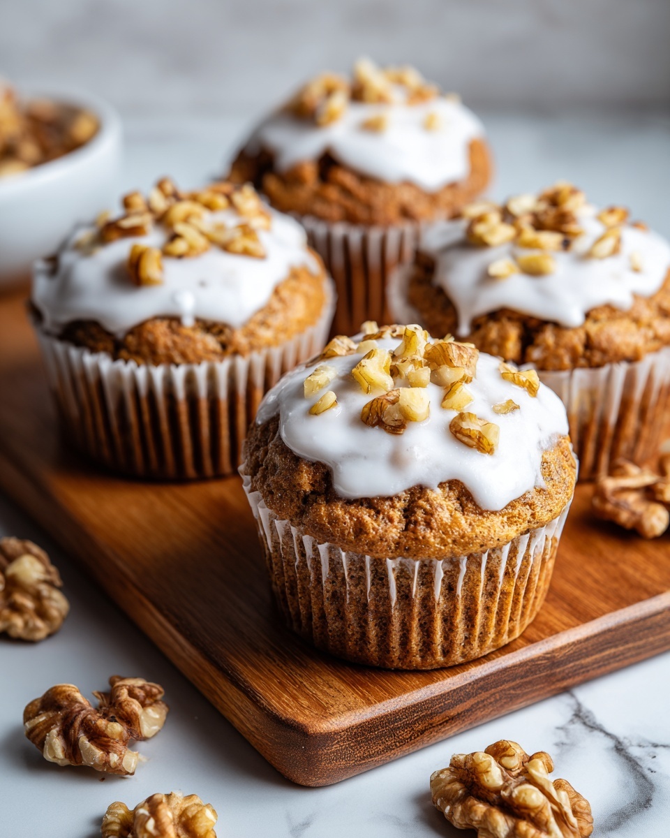Cinnamon Apple Walnut Muffins Recipe - Recipe Image