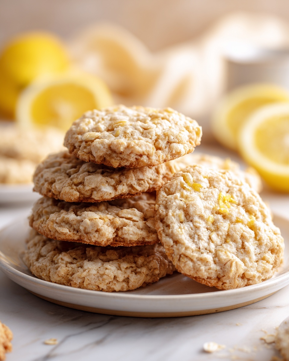 Lemon Oatmeal No-Bake Cookies Recipe - Recipe Image