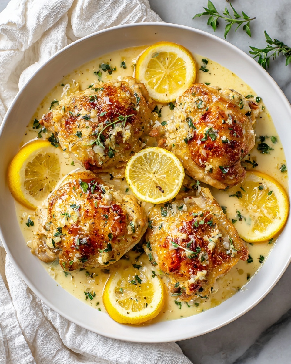 Baked Lemon Butter Chicken Recipe - Recipe Image