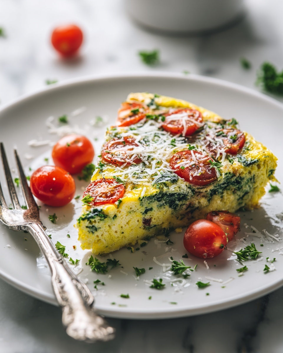 Healthy Vegetable Frittata Recipe - Recipe Image