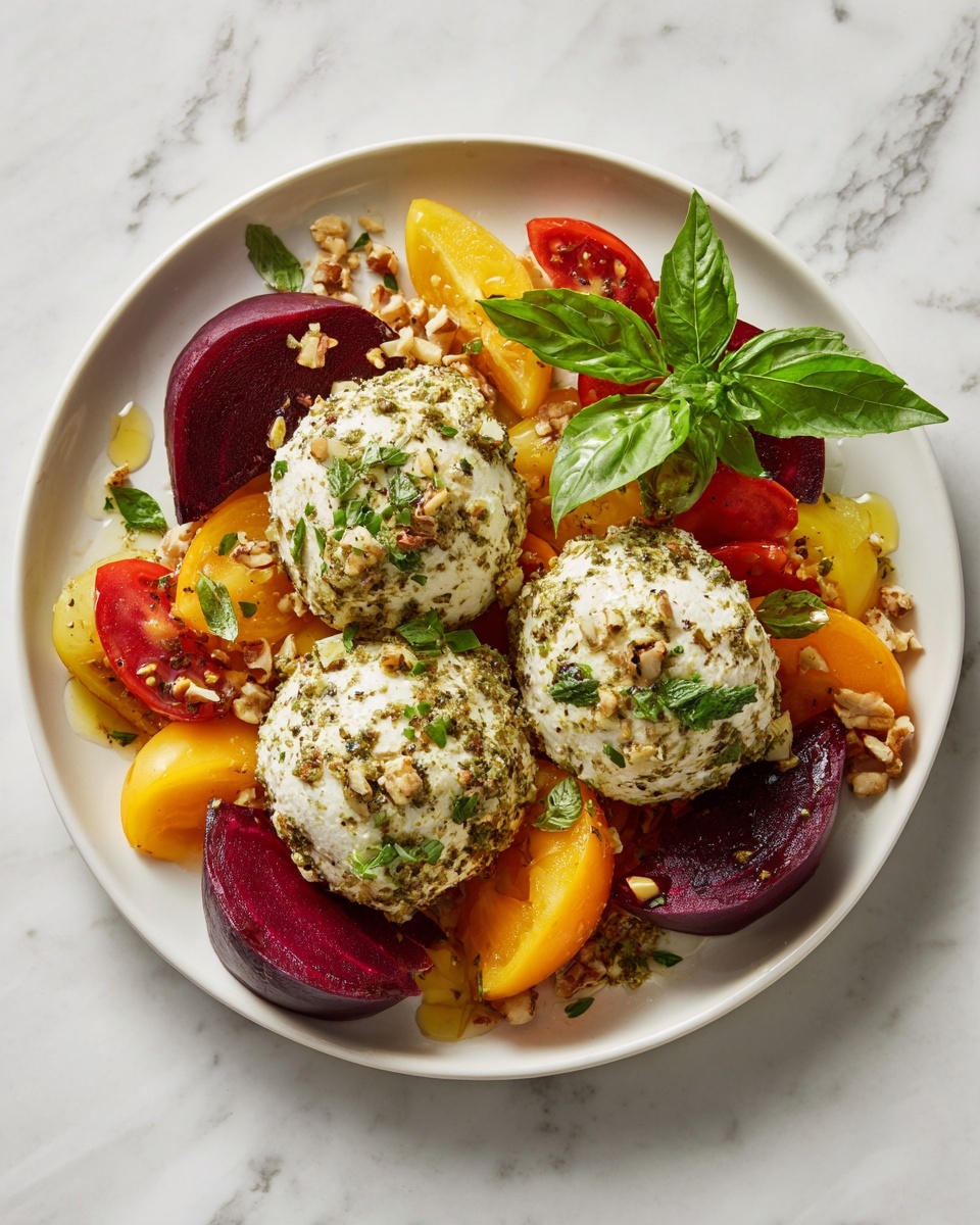 Easy Roasted Beet and Burrata Salad Recipe - Recipe Image
