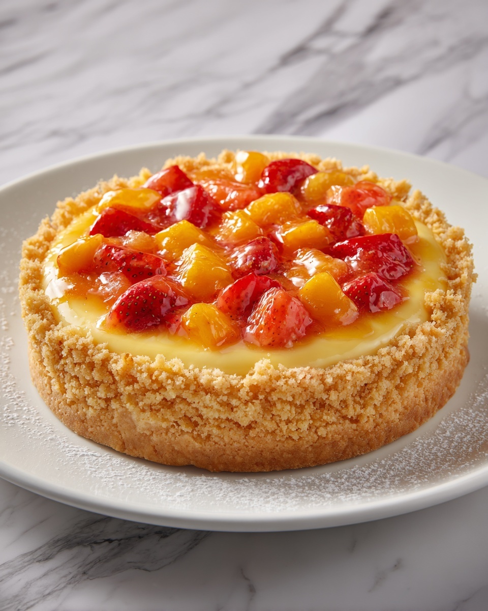 Irresistible Rhubarb Custard Kuchen Recipe - Recipe Image