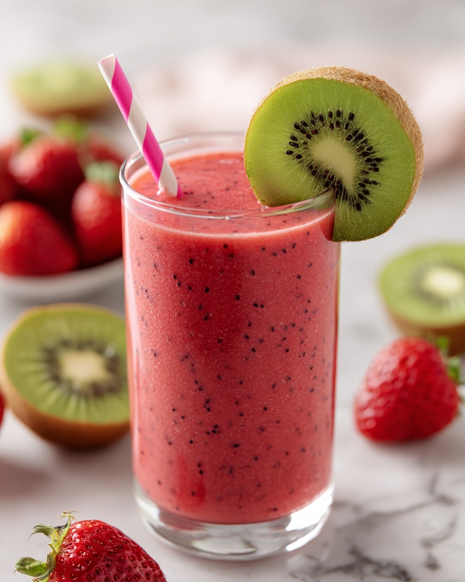 Kiwi Strawberry Smoothie Recipe - Recipe Image