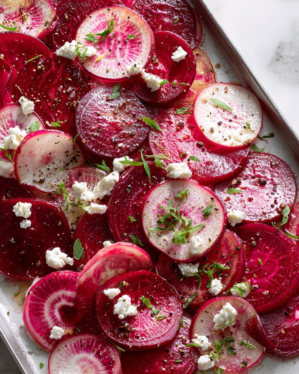 Roasted Beets and Radishes with Goat Cheese Recipe - Recipe Image
