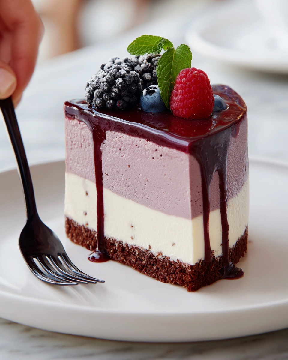 Blackberry Cheesecake Recipe - Recipe Image