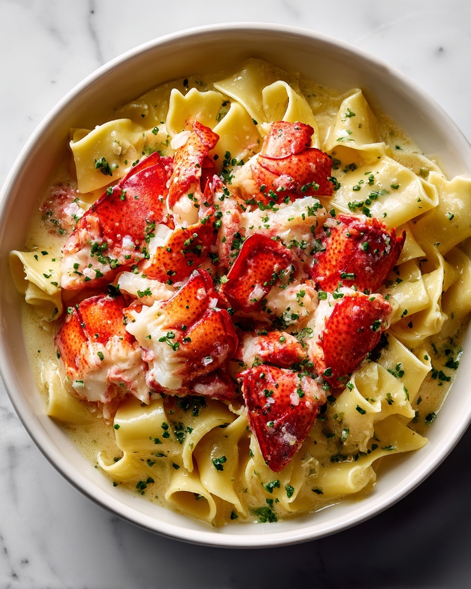 Cajun Lobster, Crab, and Salmon Alfredo Recipe - Recipe Image