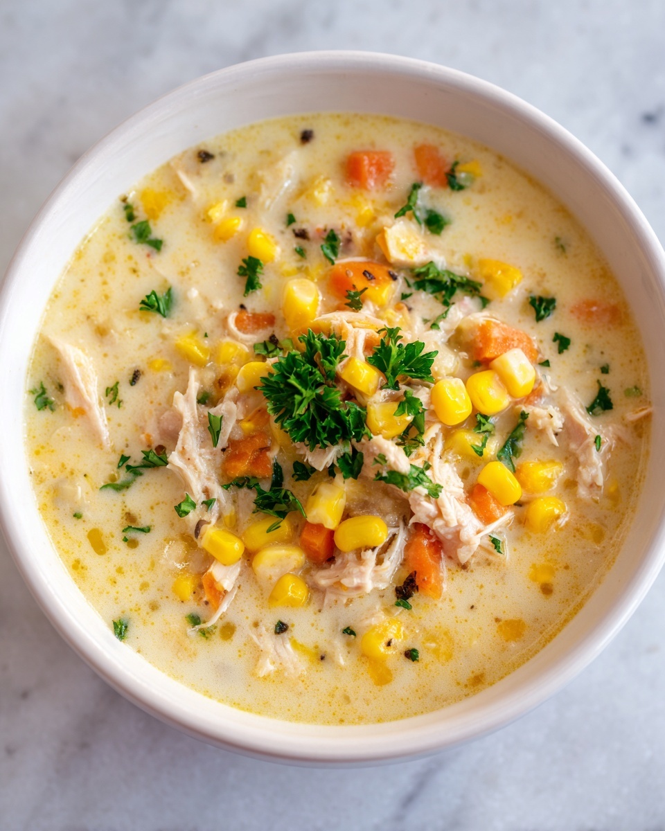 Creamy Chicken Corn Chowder Recipe - Recipe Image